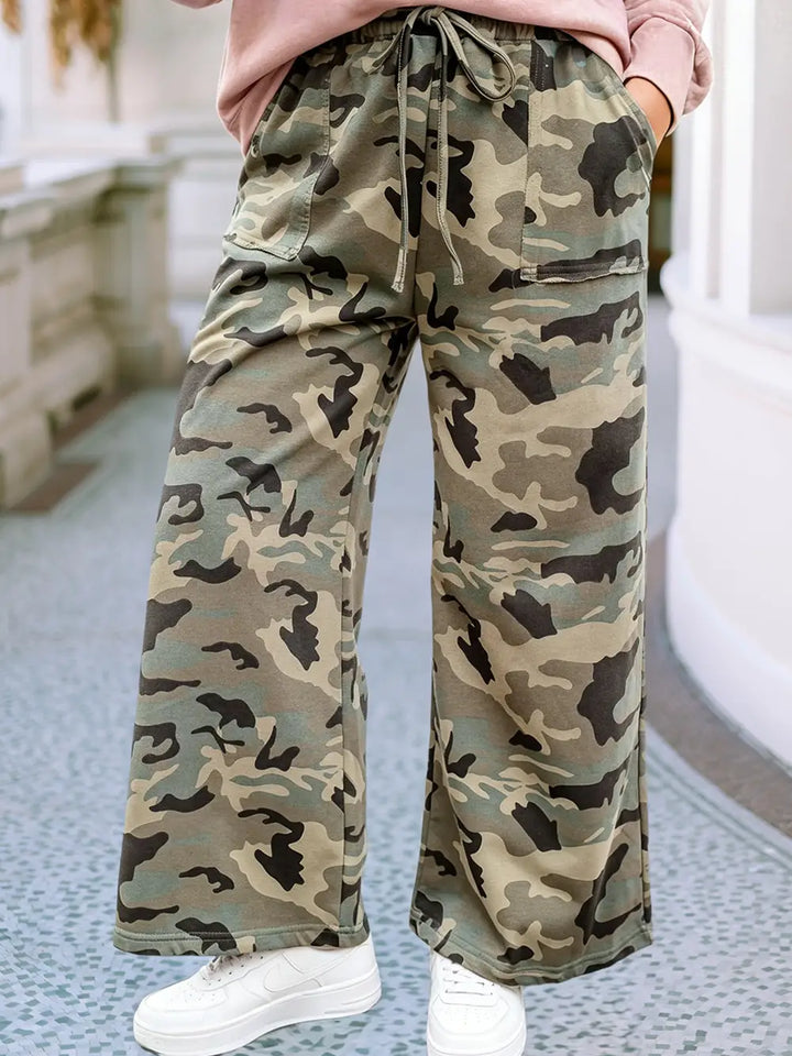 Camouflage Drawstring Pants