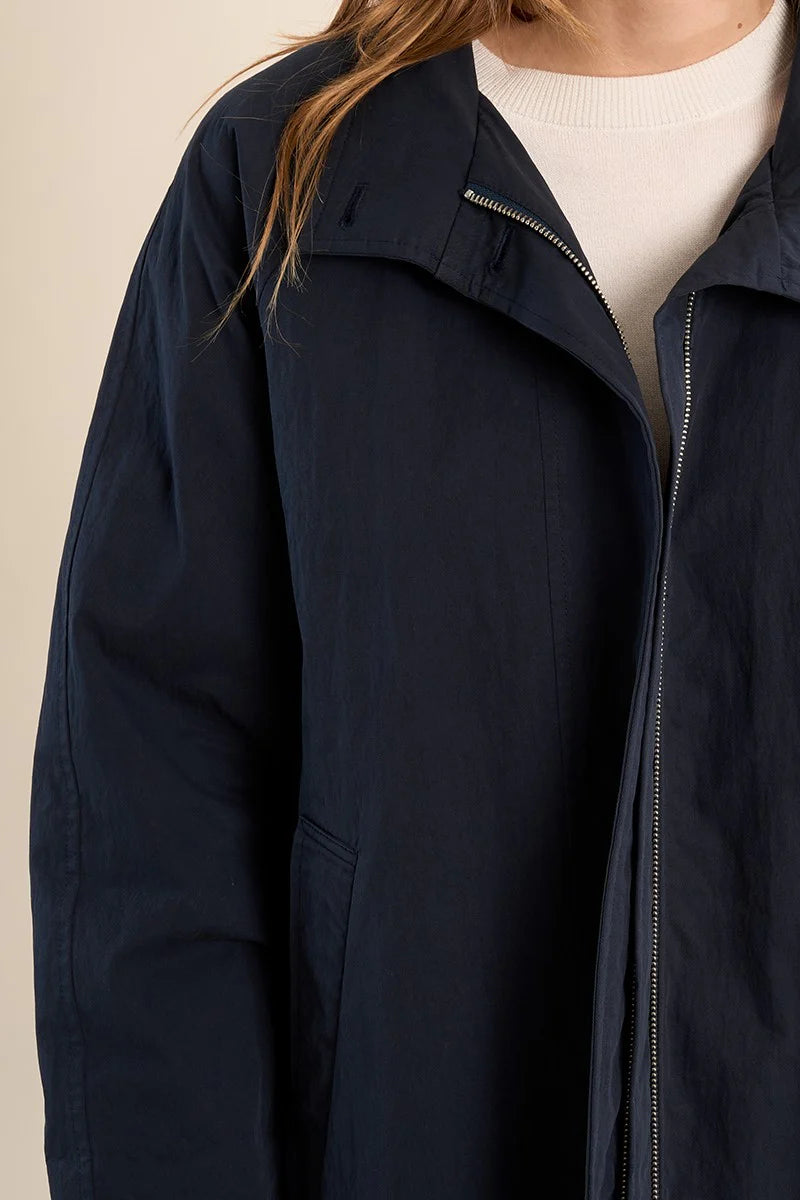 Navy Blue Parka