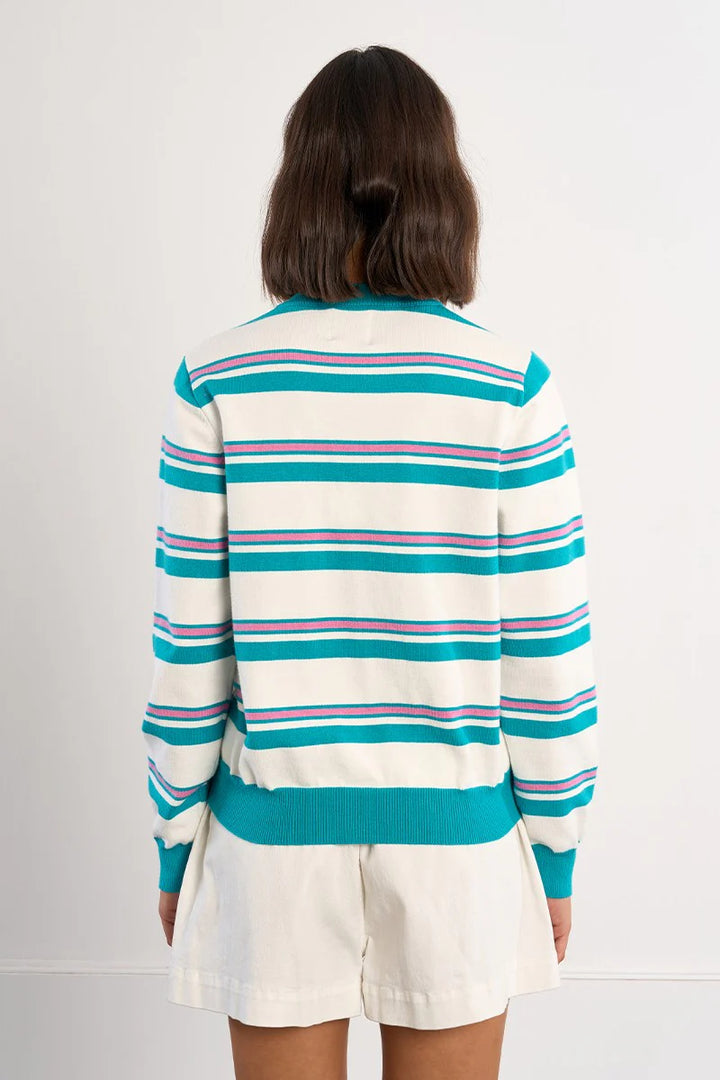 Stripe Knit Cardigan