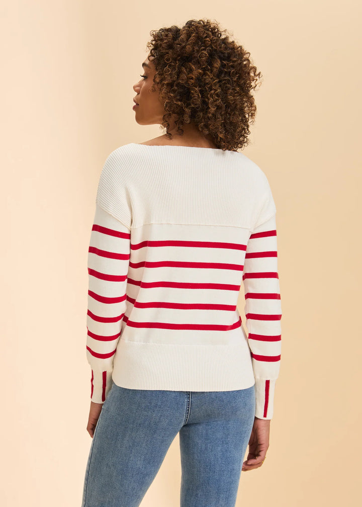 Red Stripe Sweater