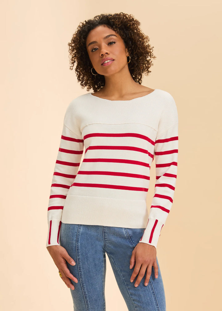 Red Stripe Sweater