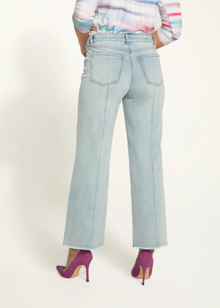 Olivia Wide Ankle - Pale Wash