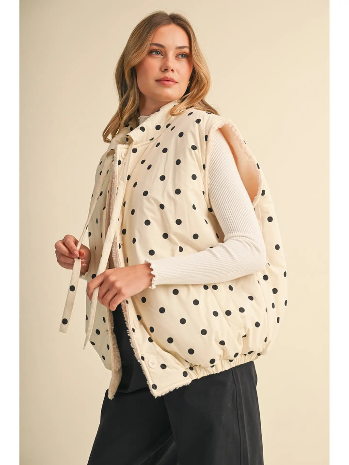 Dot Print Vest