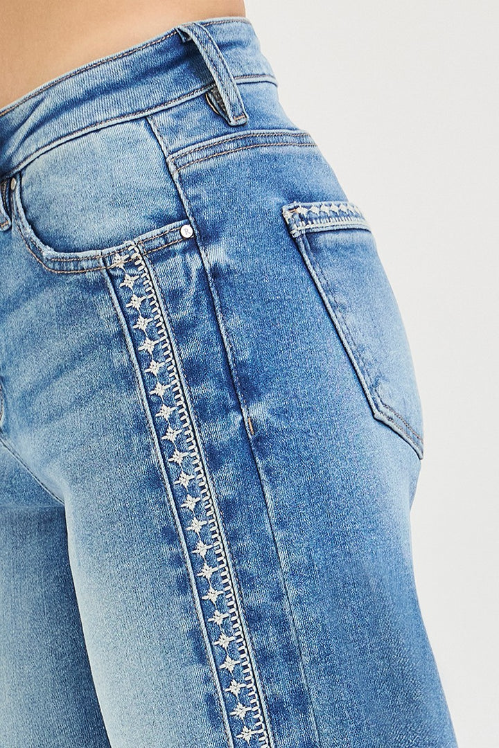Tummy Control High Rise Ankle Straight