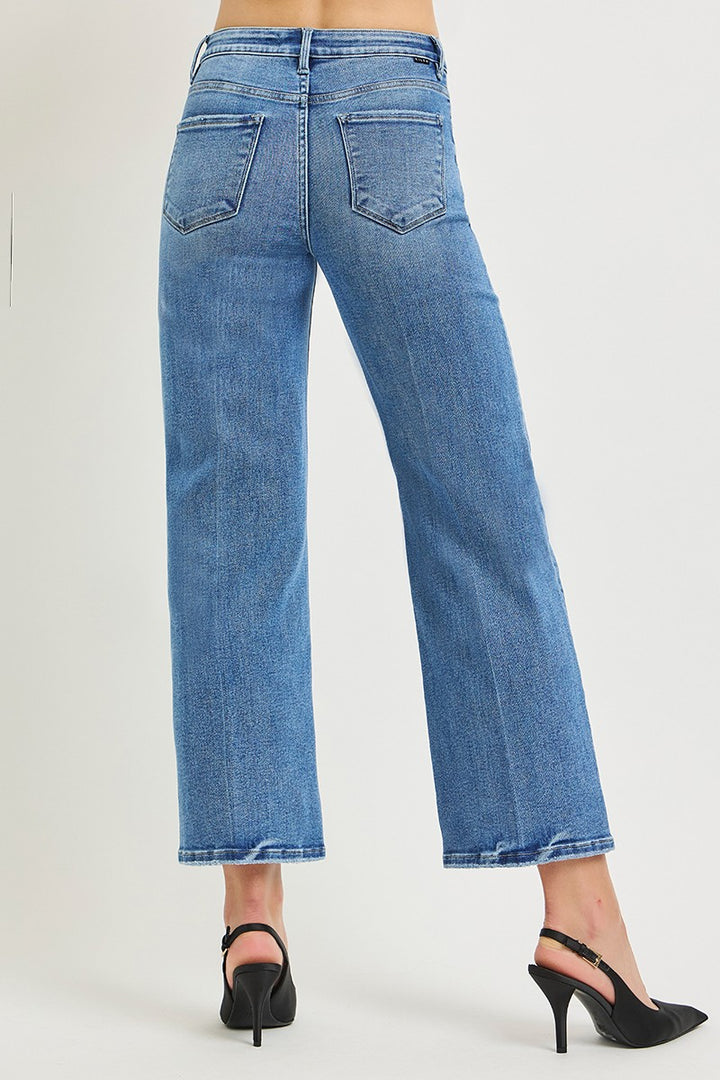 Tummy Control High Rise Ankle Straight