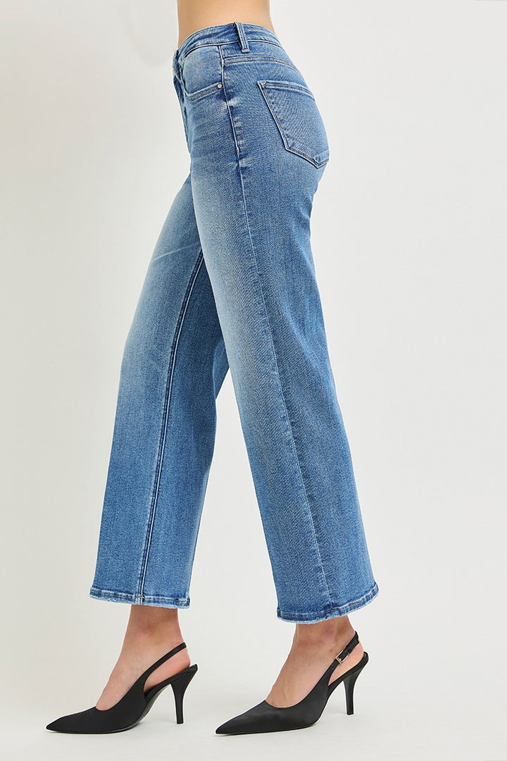 Tummy Control High Rise Ankle Straight