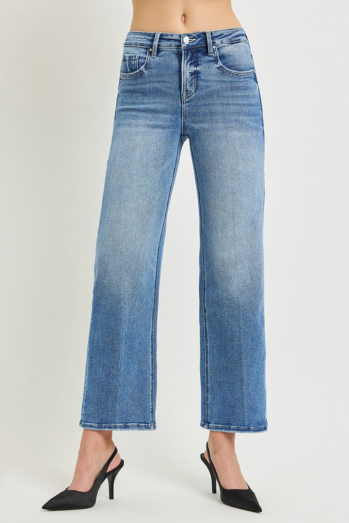 Tummy Control High Rise Ankle Straight