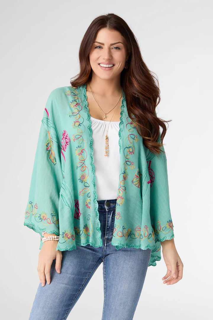 Jovie Wrap with Embroidery