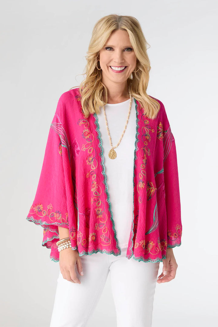 Jovie Wrap with Embroidery