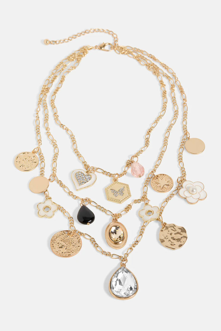 Layered Charm Necklace