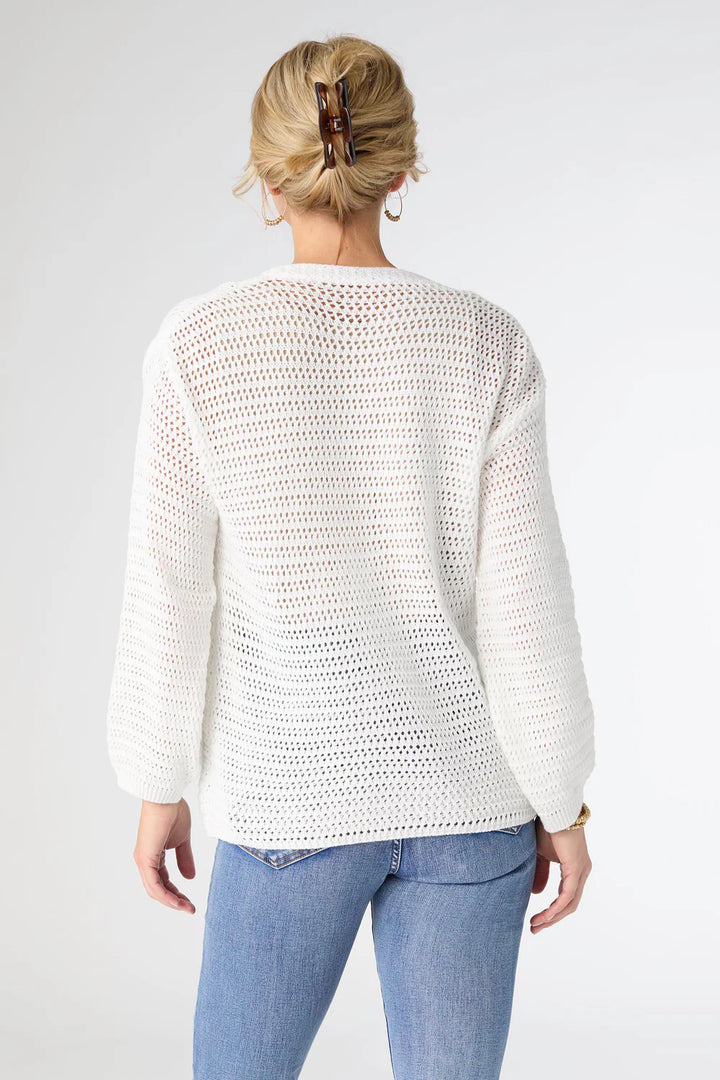 Tiara Open Weave Short Cardigan