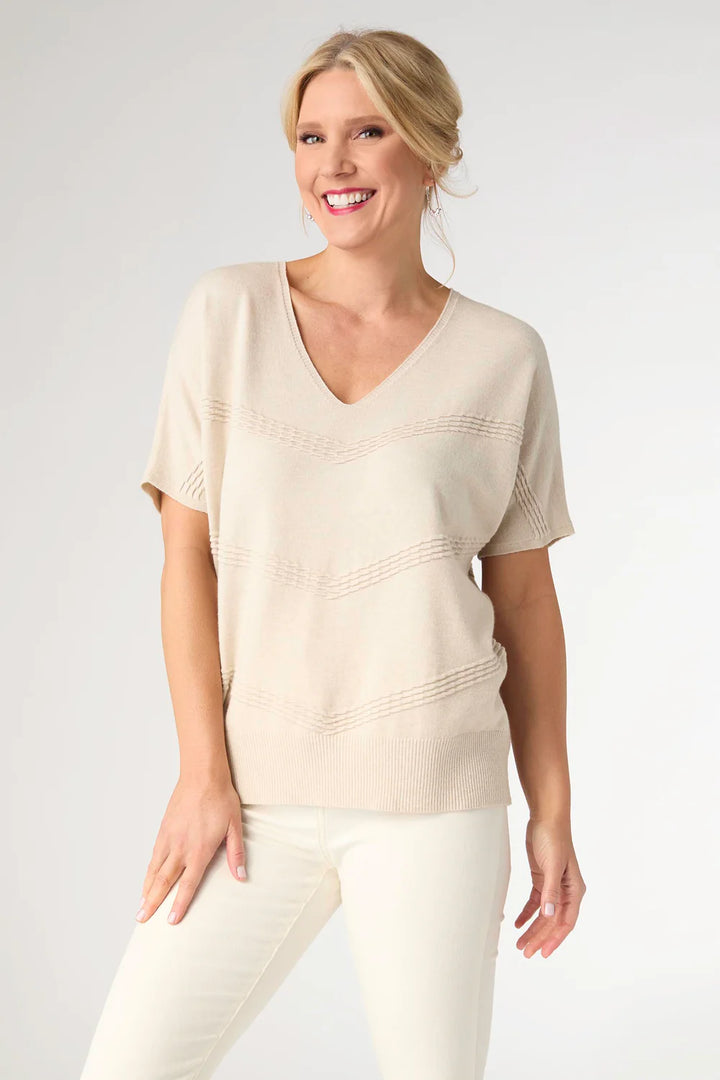 Heavenly-Luxe Short Sleeve Sweater