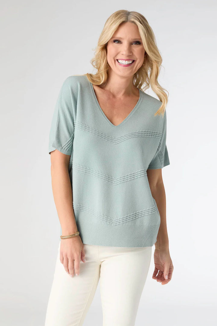 Heavenly-Luxe Short Sleeve Sweater