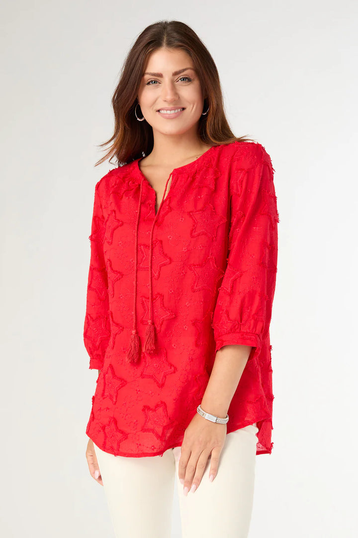 Hattie Top w/Embroidered Star