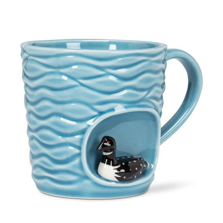 Wavy Mug w/Loon