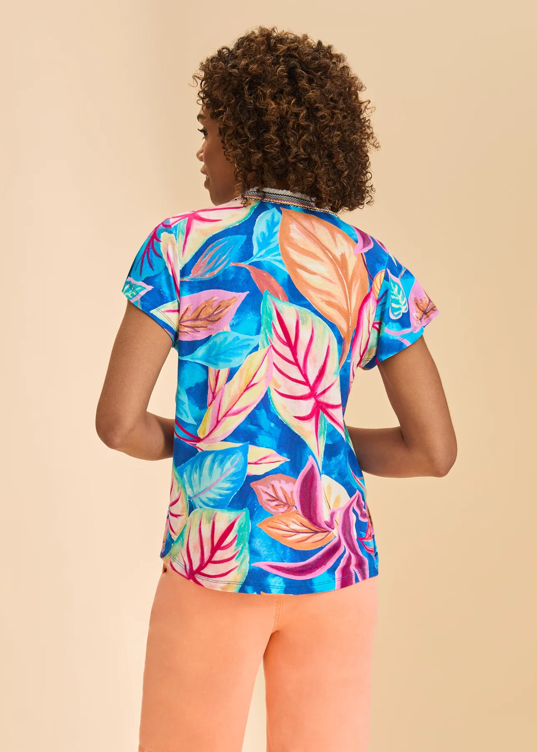 Bird of Paradise Flutter Sleeve Top