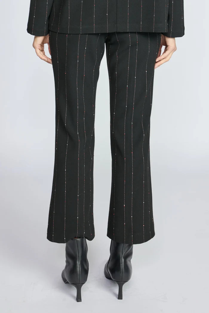 Playful Pinstripe Kick Flare Pant