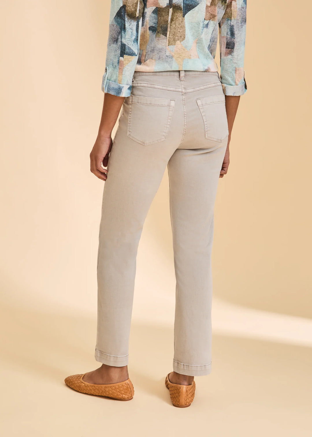 Olivia Straight Ankle - Grey