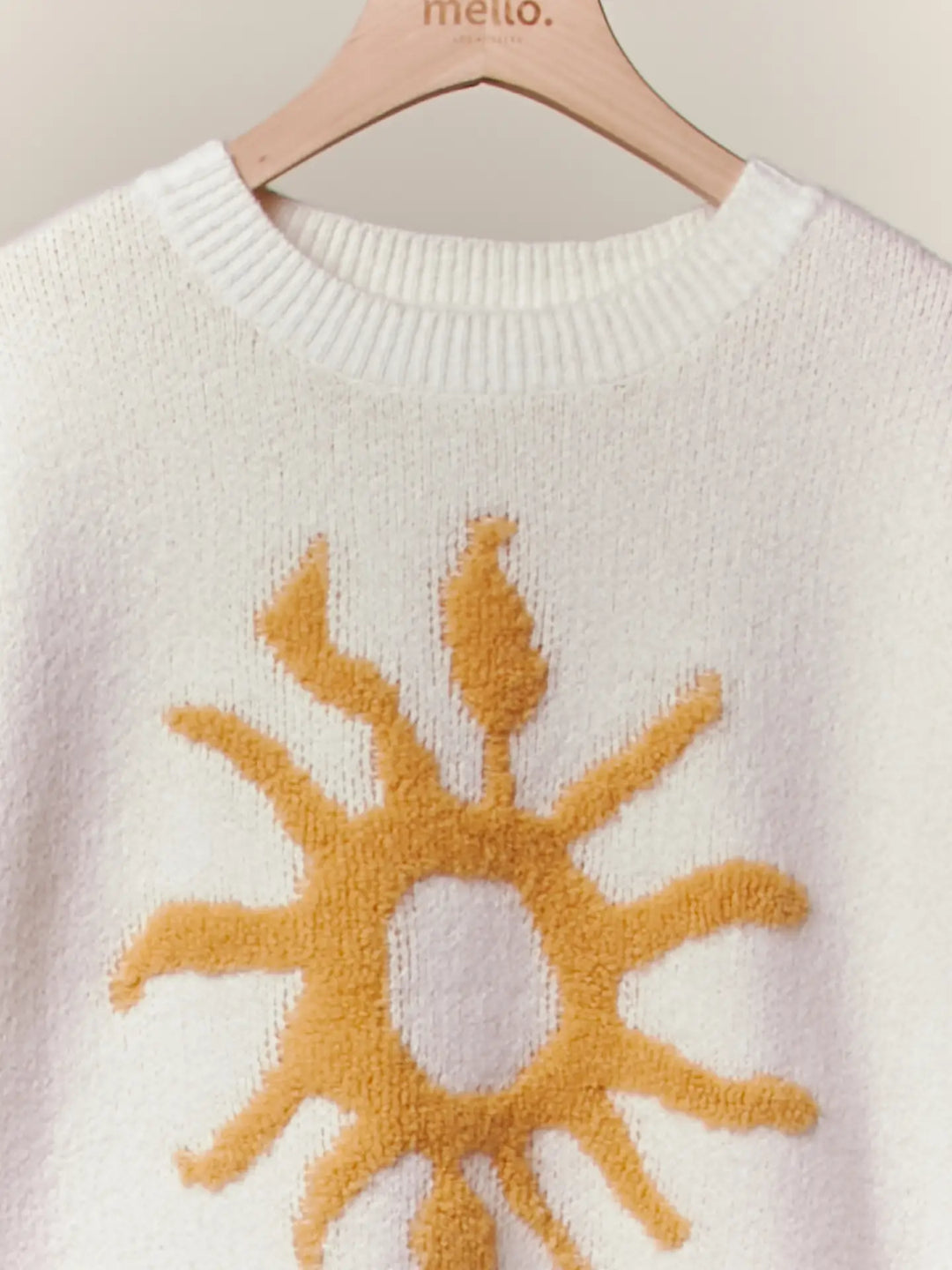 Yellow Sun Patch Sweater