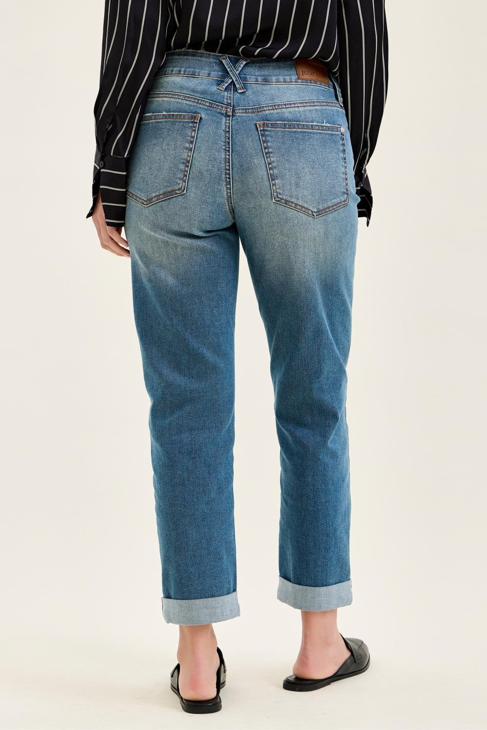 MR Boyfriend Cool Denim w/Cross Back