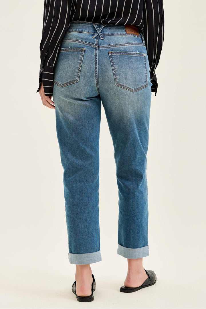 MR Boyfriend Cool Denim w/Cross Back