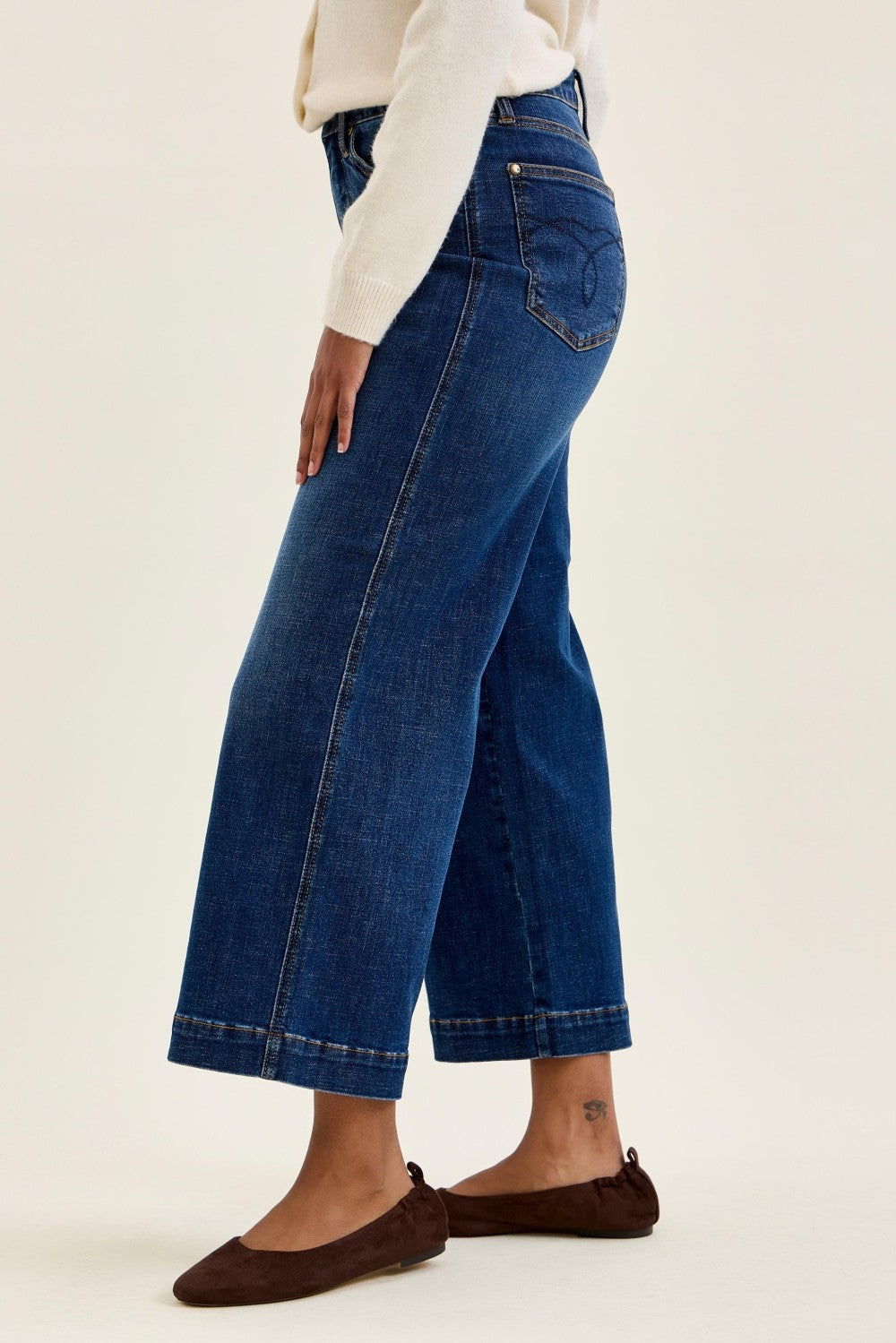 HW T.C. Claudia Ankle Wide Deep Indigo