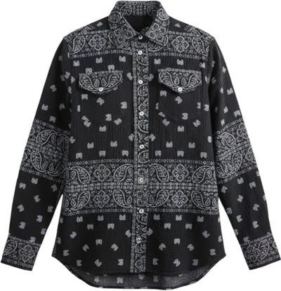 Black Bandana Shirt