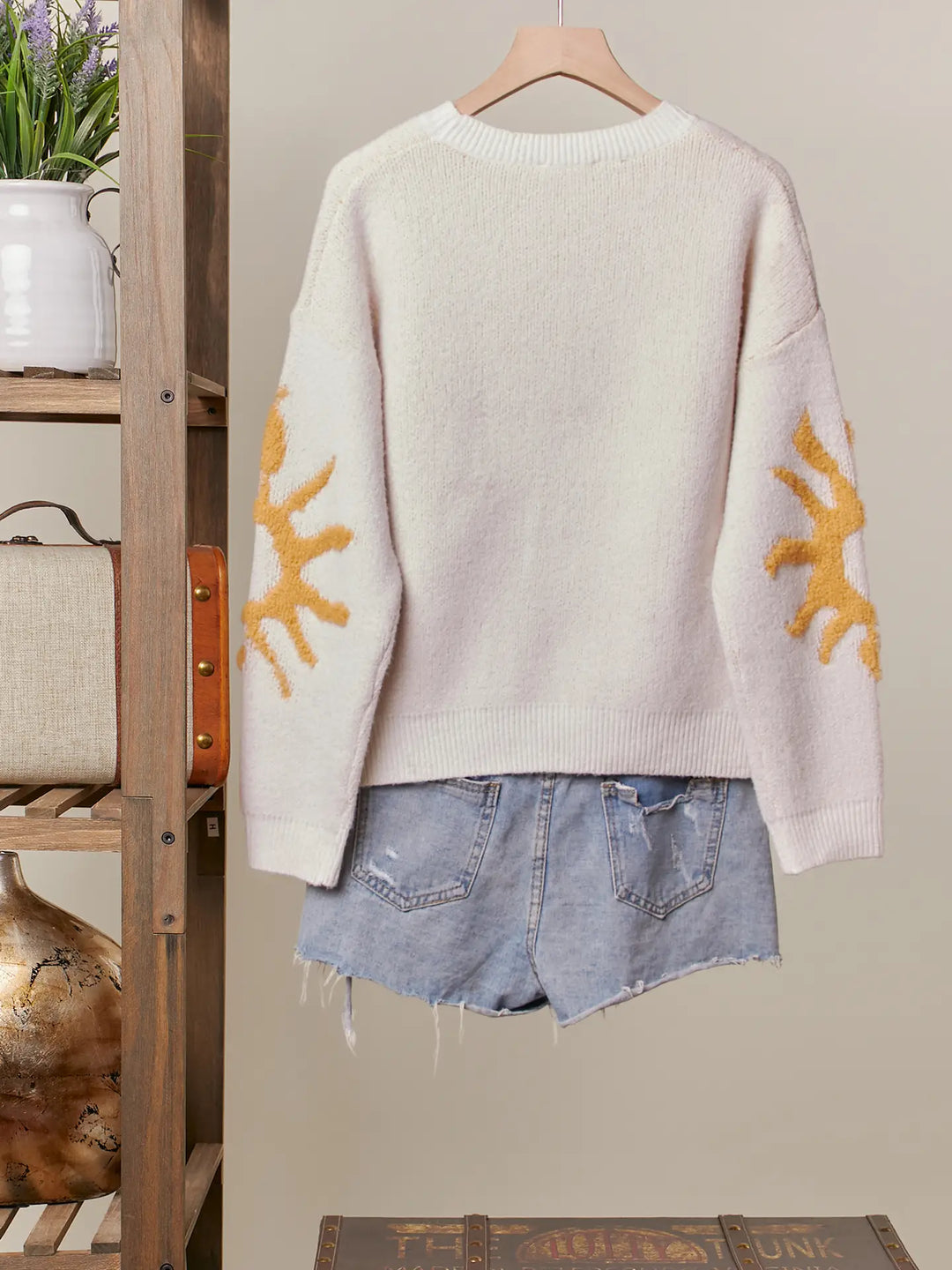 Yellow Sun Patch Sweater
