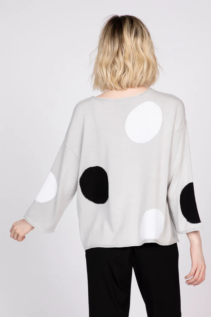 Sand Full Circle Dot Pullover