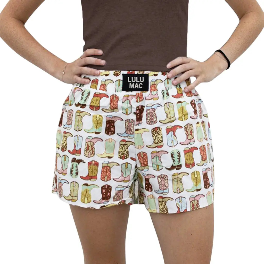 Lulu Mac Boot Boxer Shorts