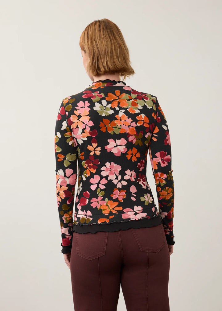 Pumpkin Mock Neck Top