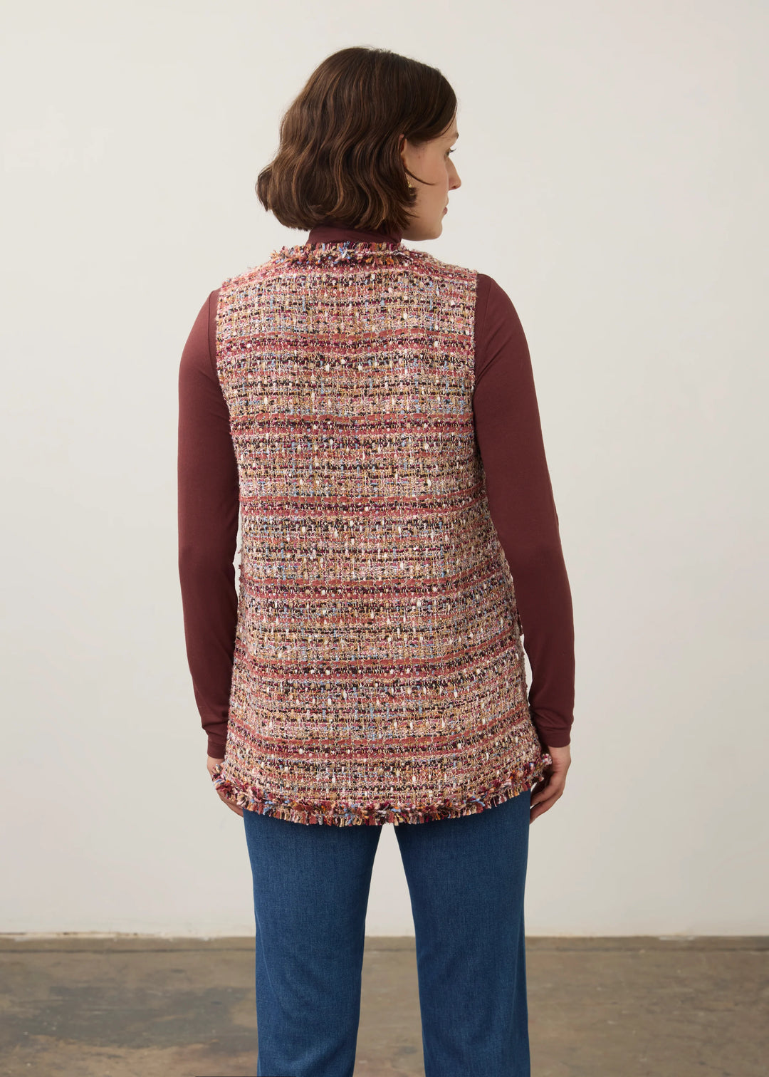Long Tweed Vest