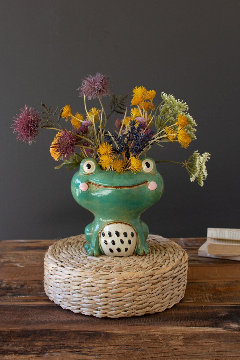 Quirky Frog Planter