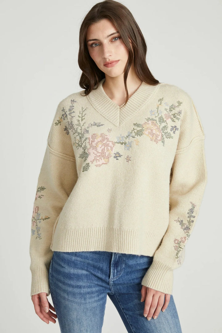 Natura Needlepoint Sweater