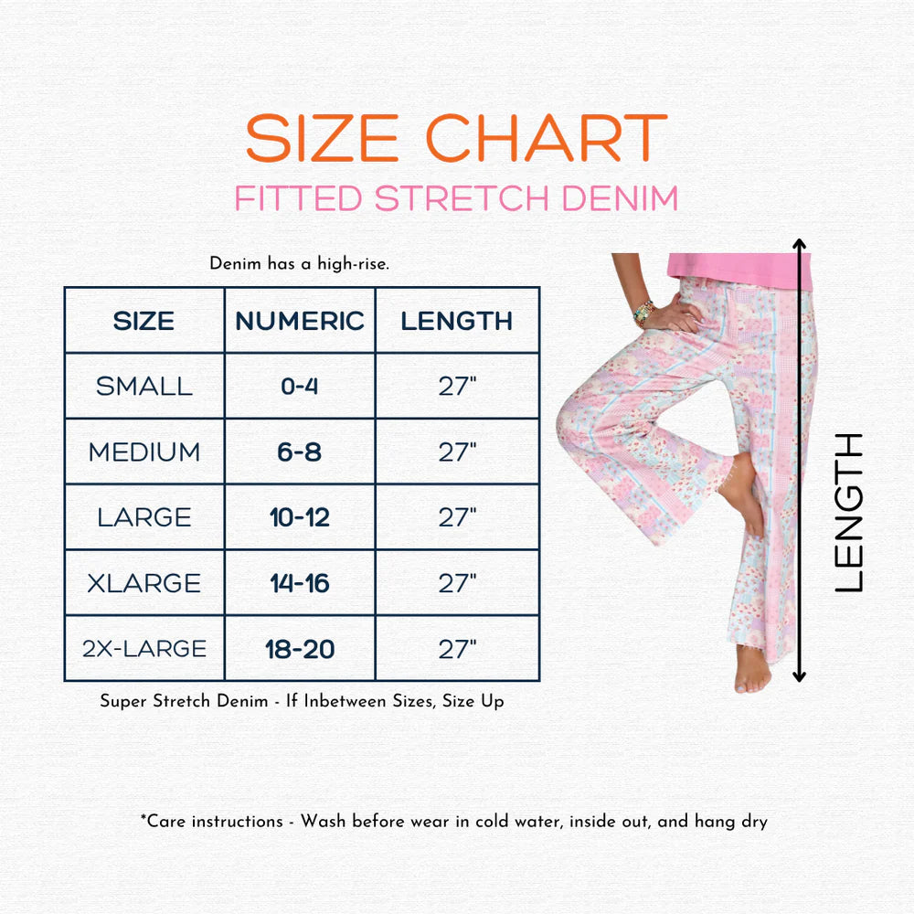 Strawberry Denim Pants
