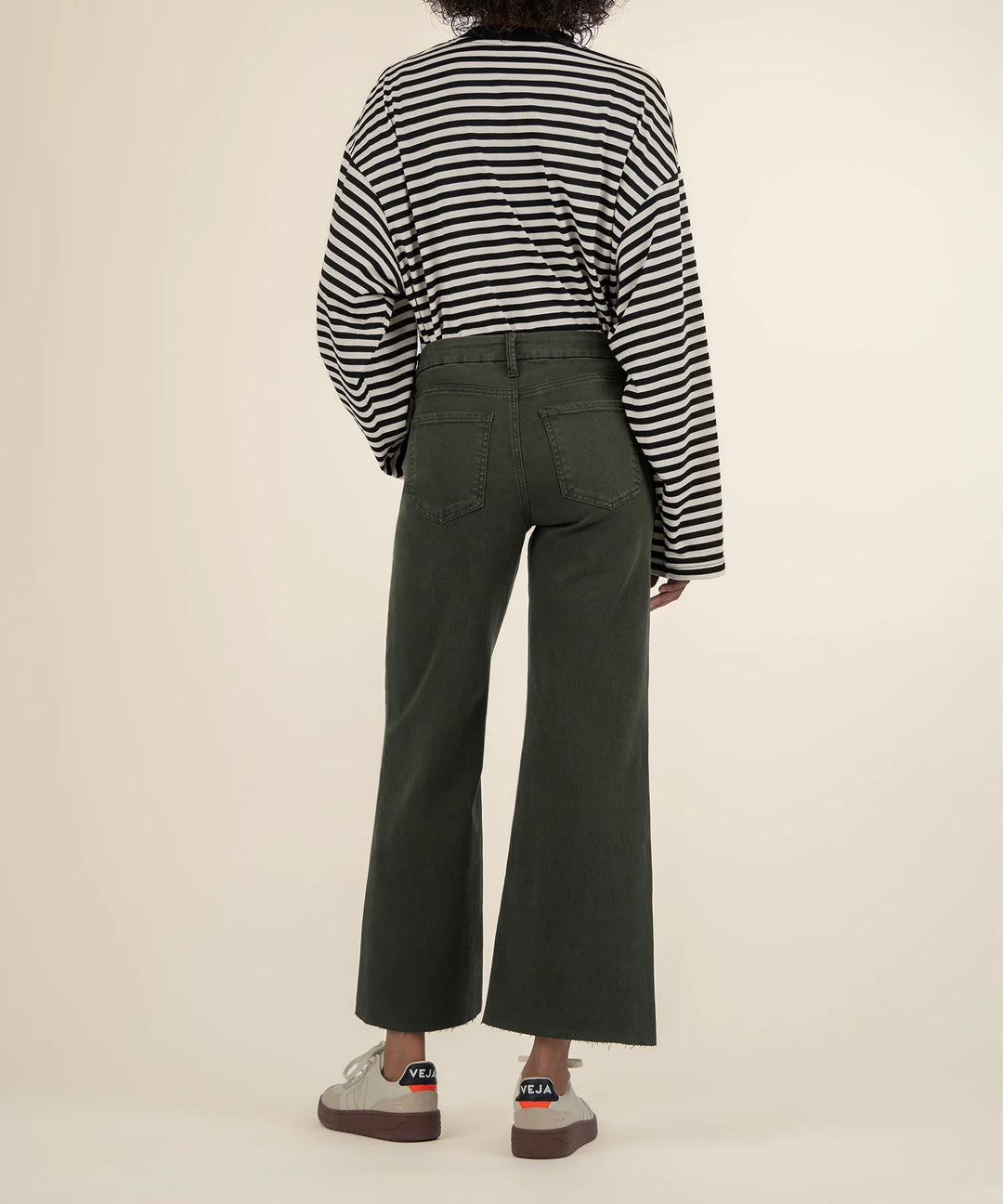 Meg High Rise Wide Leg Sherwood Forest