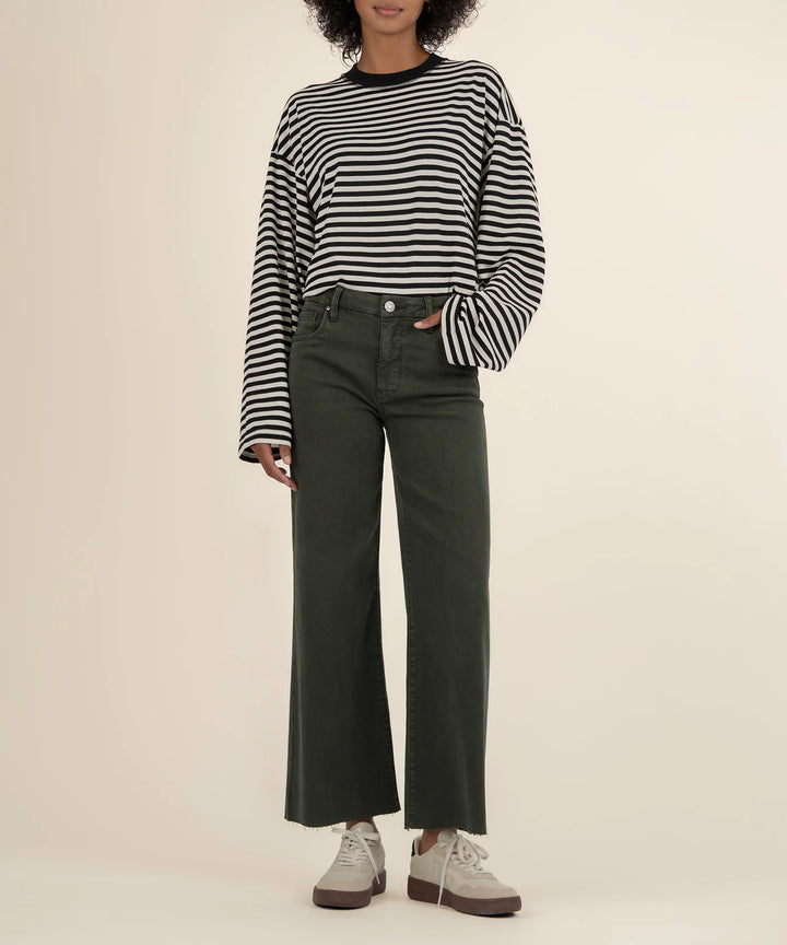 Meg High Rise Wide Leg Sherwood Forest