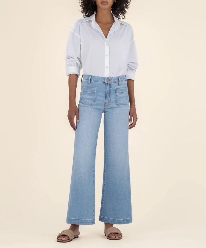 Meg High Rise Wide Leg Patch Pocket Fortitude