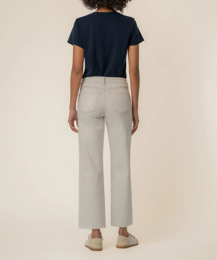 Charlotte High Rise Wide Leg Ecru