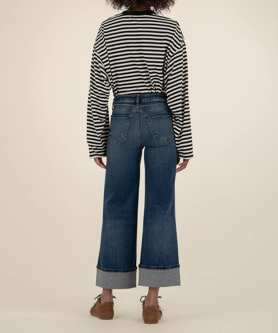 Meg High Rise Fab Ab Wide Leg Interconnected