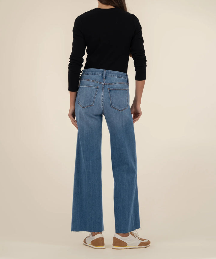 Meg High Rise Wide Leg Front Pocket Earn