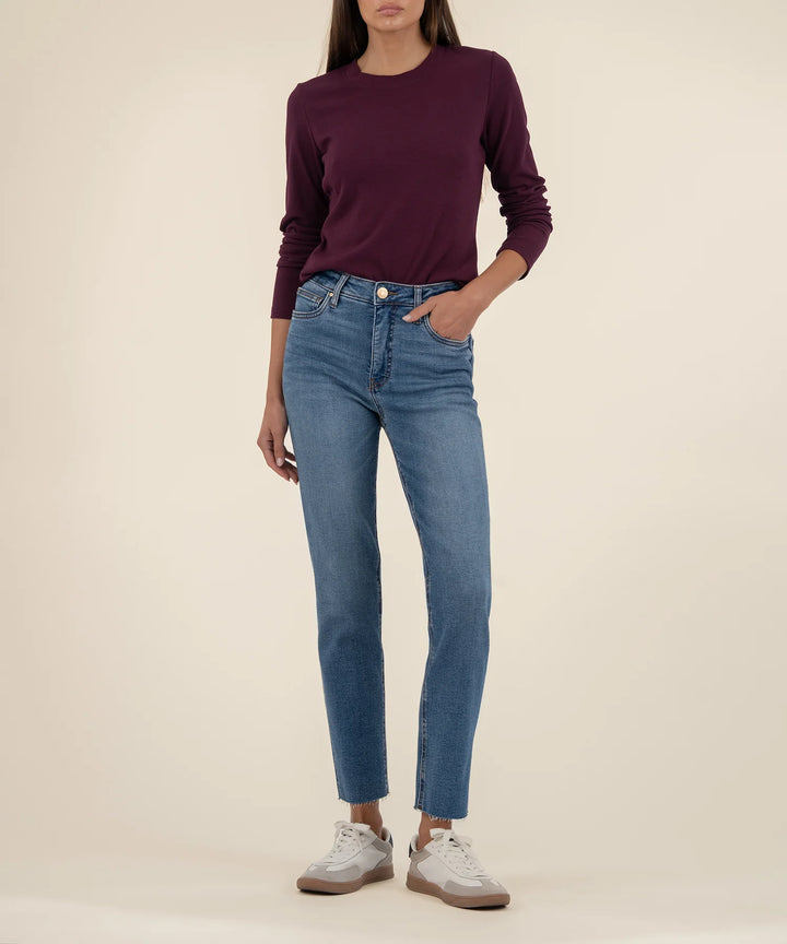 Rachael High Rise Fab Ab Mom Jean Adherent