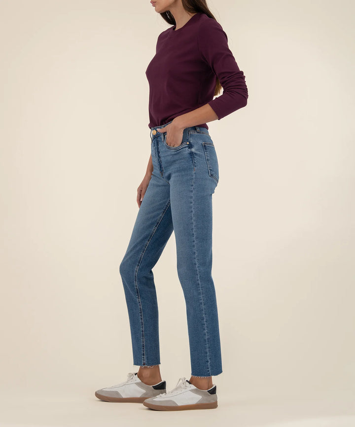 Rachael High Rise Fab Ab Mom Jean Adherent