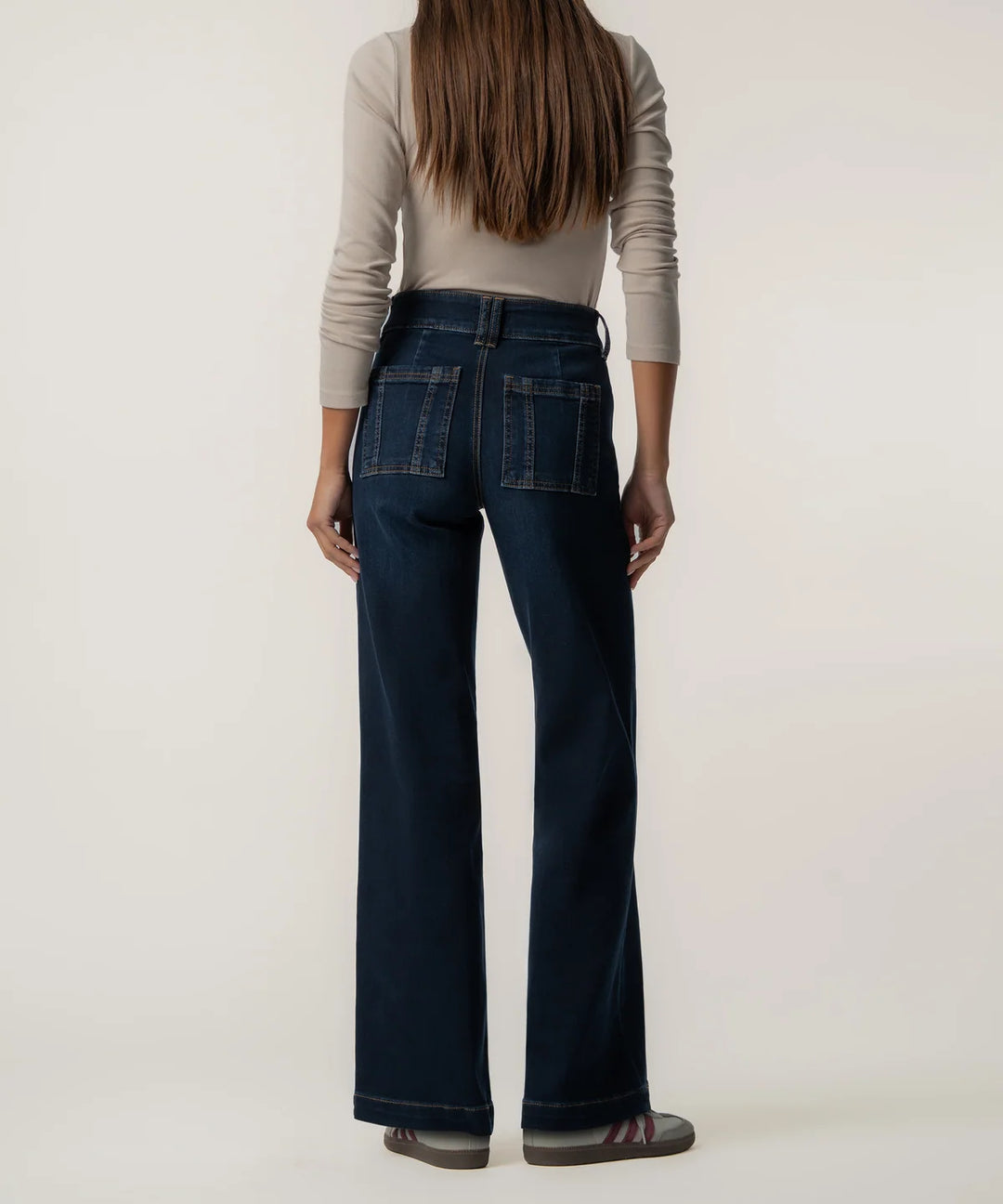 Jodi High Rise Straight Leg Blossoming