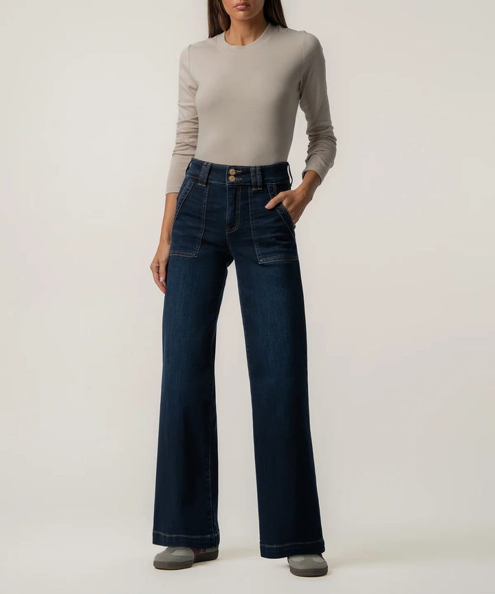 Jodi High Rise Straight Leg Blossoming