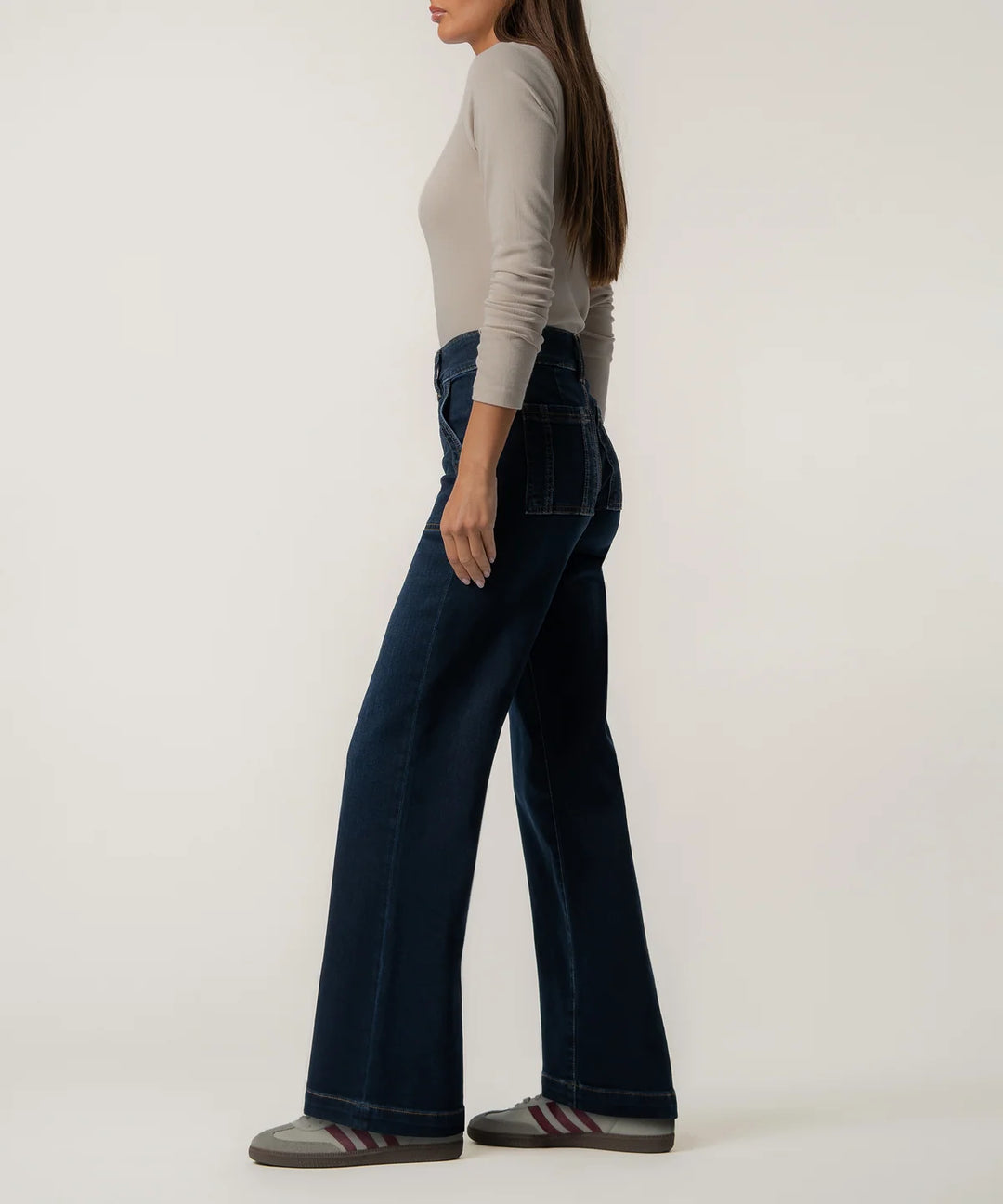 Jodi High Rise Straight Leg Blossoming