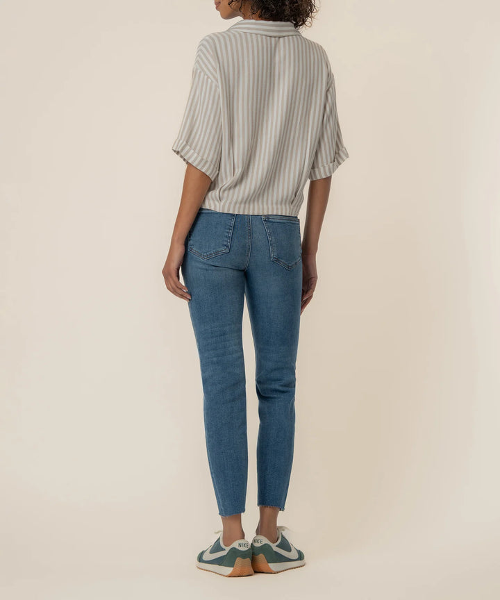 Donna Top w/Front &amp; Back Pleat