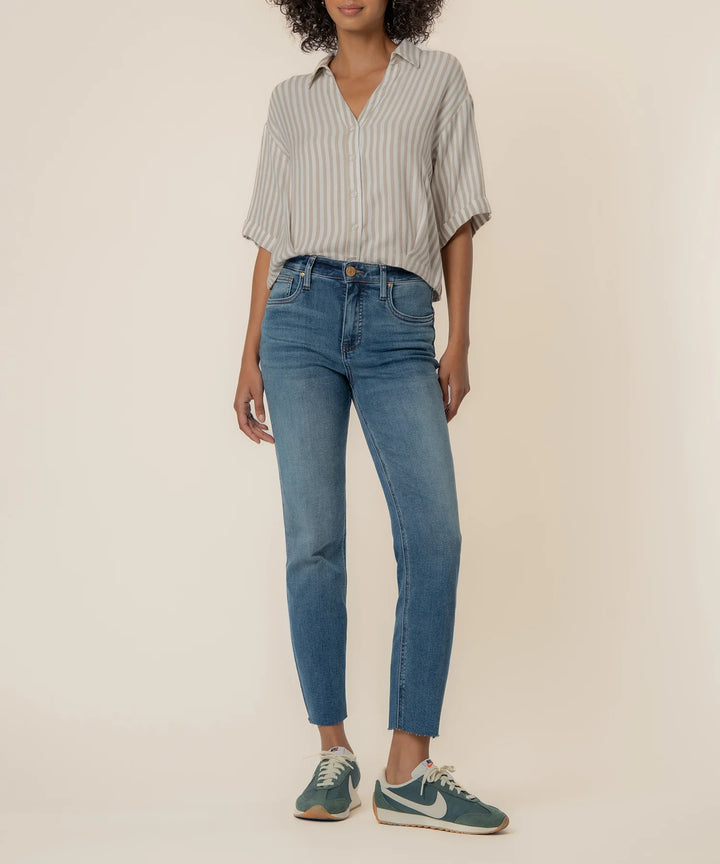 Donna Top w/Front &amp; Back Pleat