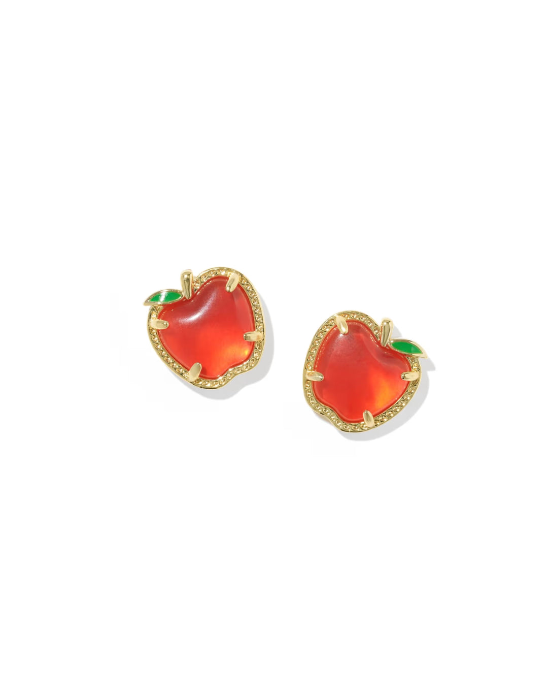 Apple Stud Ear Gold