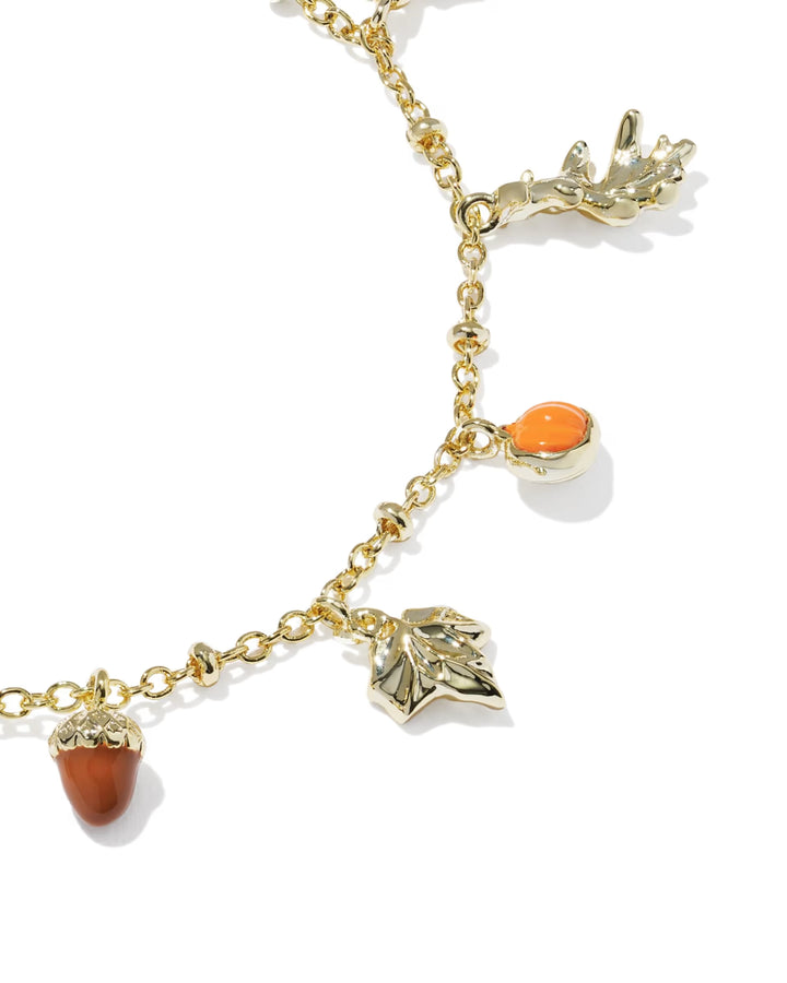 Autumn Charm Bracelet Gold